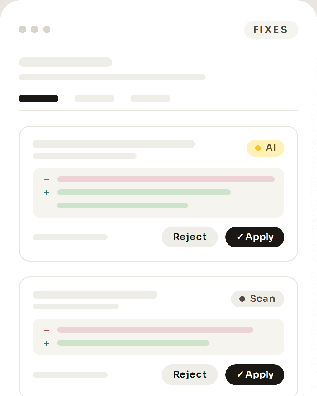 HelpBob dashboard — Fixes: Review what HelpBob is about to apply